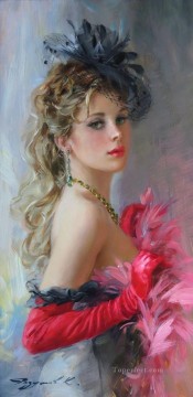 Pretty Woman KR 027 Impressionist Oil Paintings